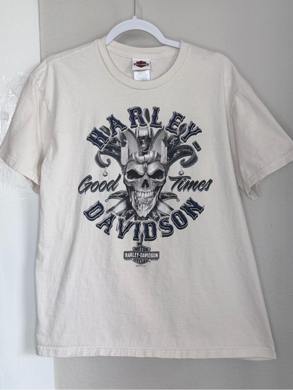 Harley Davidson Ivory Good Times Port Aransas TX Short Sleeve T-Shirt Men L